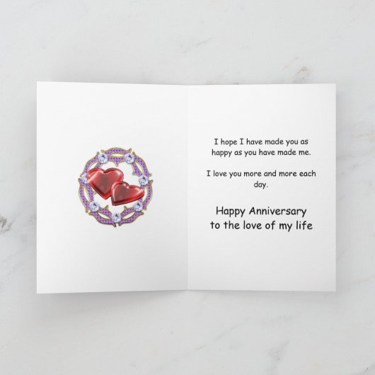 Fantastische bloemen 4 jaar oud voor de echtgenoot kaart (Binnen)