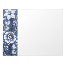 Fantastische Bloemen (Blauw) Fijne Kunst