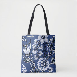 Fantastische Bloemen (Blauw) Fine Art Tote Bag