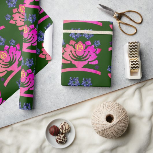 fantastische bloemen cadeaupapier (Crafts)