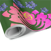 fantastische bloemen cadeaupapier (Rol Hoek)