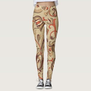 Fantastische bloemen: dromerig naadloos patroon. leggings