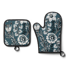 FANTASTISCHE BLOEMEN FIJNE KUNST IN TEAL