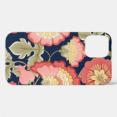 Fantastische bloemen in retro, , jakobenompen Case-Mate iPhone case (Achterkant (horizontaal))