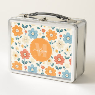 Fantastische Bloemen Metalen Lunchbox