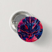 Fantastische Bloesem Woeede Draak Ronde Button 3,2 Cm (Voorkant /achterkant)