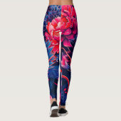 Fantastische Blossom Fury Dragon Leggings (Achterkant)