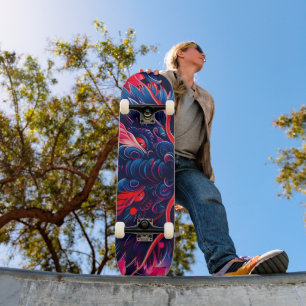 Fantastische Blossom Fury Dragon Persoonlijk Skateboard