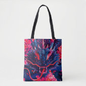 Fantastische Blossom Fury Dragon Tote Bag (Voorkant)