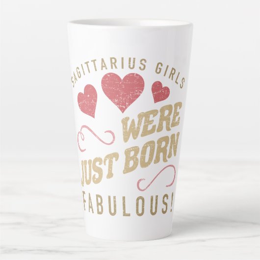 Fantastische Boogschutter voor vrouwen Latte Mok (Voorkant)