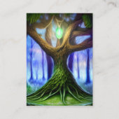 Fantastische boom visitekaartje (Voorkant)