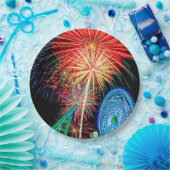 Fantastische Borden van Fireworks Paper Papieren Bordje (Feest)