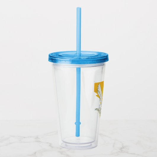 Fantastische borsten Thunderbird Acryl Drinkbeker (Rechts)