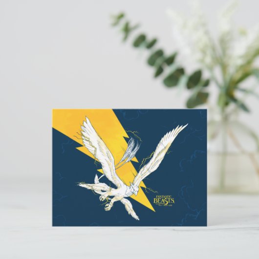 Fantastische borsten Thunderbird Briefkaart (Staand voorkant)