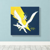 Fantastische borsten Thunderbird Canvas Afdruk (Insitu (Houten vloer))