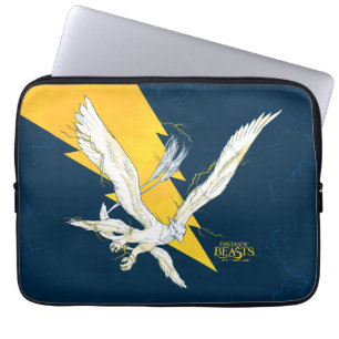 Fantastische borsten Thunderbird Laptop Sleeve