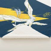 Fantastische borsten Thunderbird Sherpa Deken (3/4)