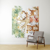 Fantastische Bosdieren Achtergrond Wandkleed (In situ)