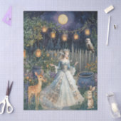 Fantastische bosdieren & fee decoupagepapier tissuepapier (Craft)