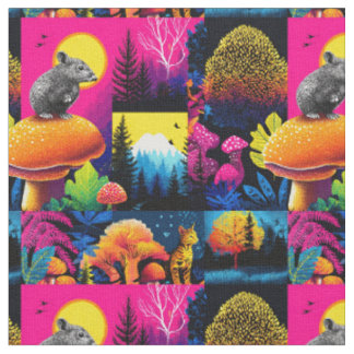 Fantastische Boslapjesdeken Stof