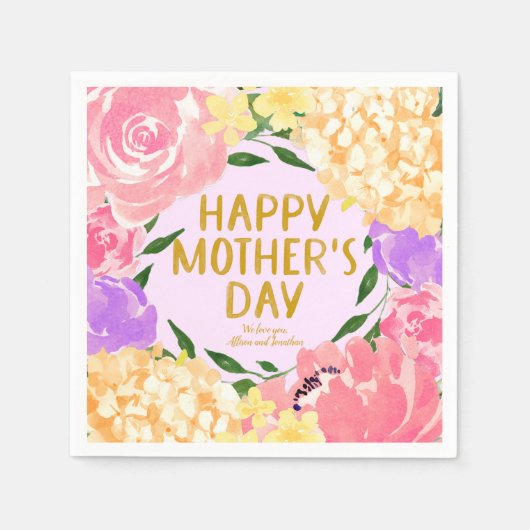 Fantastische boze Moederdag Servet (Voorkant)