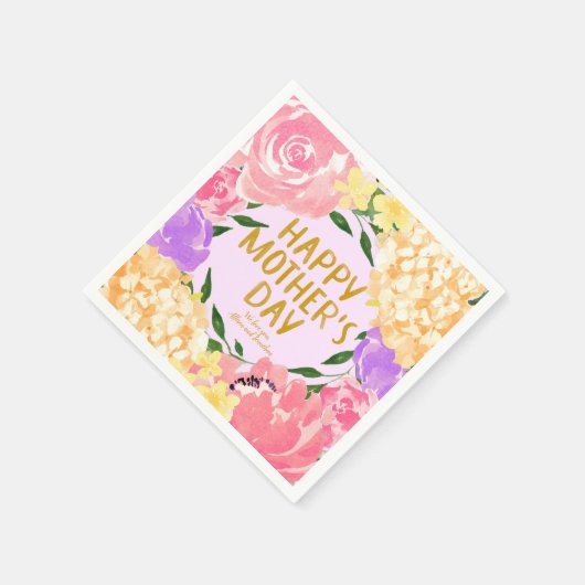 Fantastische boze Moederdag Servet (Hoek)