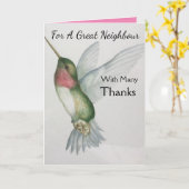 Fantastische buren Dank je wel voor de gelukkige m Kaart (Gele Bloem)