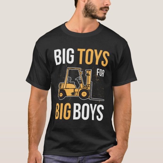 Fantastische cadeautjes voor chauffeurs Big Toys v T-shirt (Voorkant)