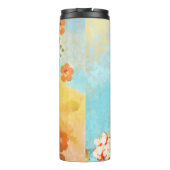 Fantastische Californische Oranje papavervelden Thermosbeker (Achterkant)