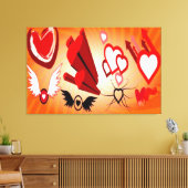 FANTASTISCHE CANVAS ART - HARTEN - LICHAAM - KARTJ AFDRUK (Insitu (Woonkamer))