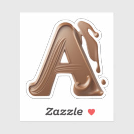 Fantastische chocoladebrief A sticker
