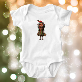 Fantastische Christmas Elf Baby Bodysuit