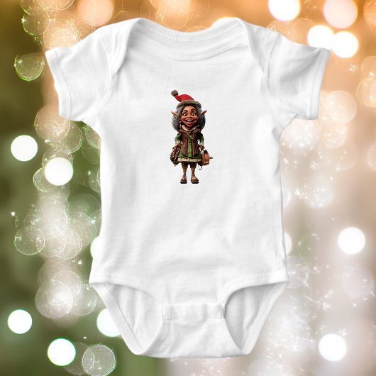 Fantastische Christmas Elf Baby Bodysuit