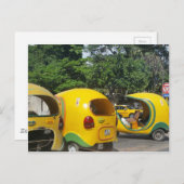 Fantastische coco-taxi's uit Cuba Briefkaart (Voorkant / Achterkant)