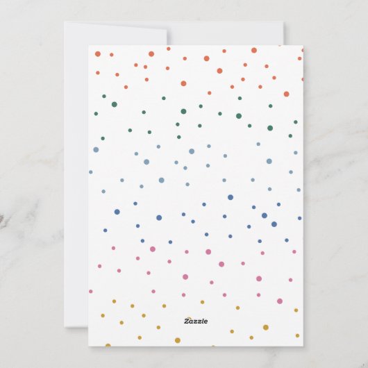 Fantastische Colorful Merry-kerstfoto Feestdagenkaart (Achterkant)