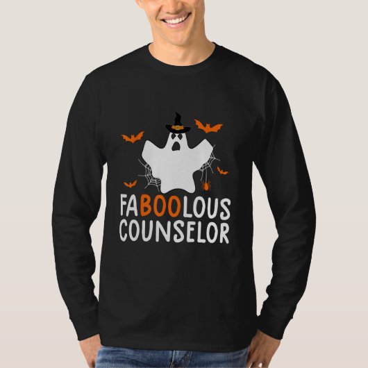 Fantastische Counselor Halloween Funny Ghost Kostu T-shirt (Voorkant)