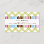 Fantastische cupcake bakkerij visitekaartje (Achterkant)