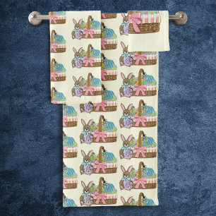 Fantastische Cute Fantasy Draken Paasmand Bad Handdoek