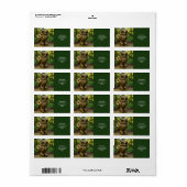 Fantastische Cute Koperen Uil Schaatsen Etiket (Full Sheet)