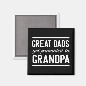 Fantastische Dads worden gepromoot naar opa Magneet (Voorkant / Achterkant)