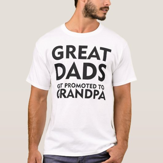 Fantastische Dads worden gepromoot naar opa T-shirt (Voorkant)