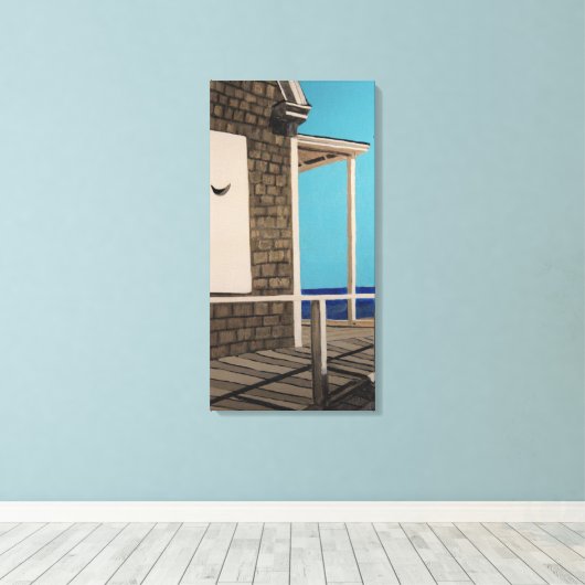 Fantastische dag! canvas afdruk (Insitu (Houten vloer))