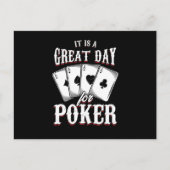 Fantastische dag voor pokercasino-kaarten Gambler Briefkaart (Voorkant)