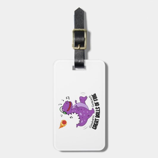 Fantastische dammen bagagelabel (Voorkant verticaal)