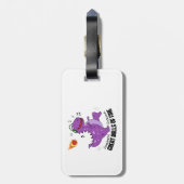 Fantastische dammen bagagelabel (Achterkant verticaal)