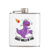 Fantastische dammen heupfles (Voorkant)