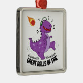 Fantastische dammen metalen ornament (Rechts)