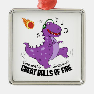 Fantastische dammen metalen ornament