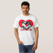Fantastische dansliefdesbites t-shirt (Voorkant volledig)