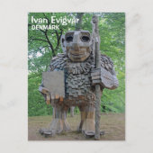 Fantastische Deense trol Ivan ansichtkaart! Briefkaart (Voorkant)